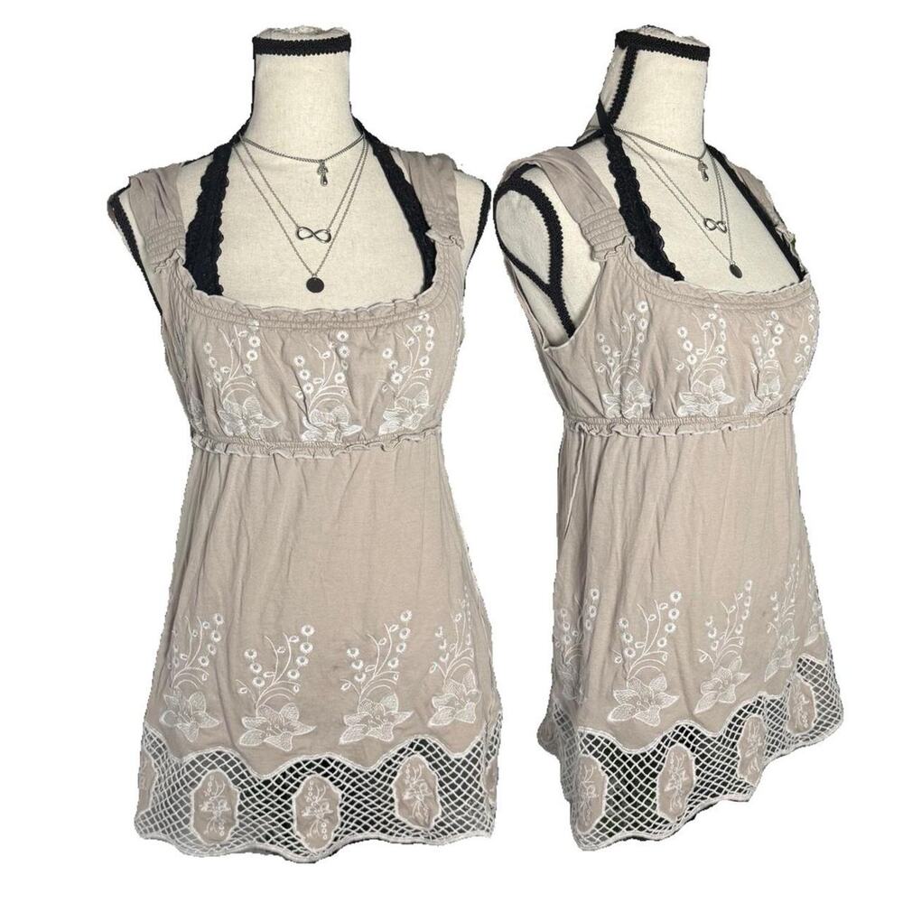 BCBG Maxazria Babydoll Top